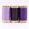 30wt Organic Pima Cotton Thread Trio Set 3ct Cool Purples 300 Yards Spools